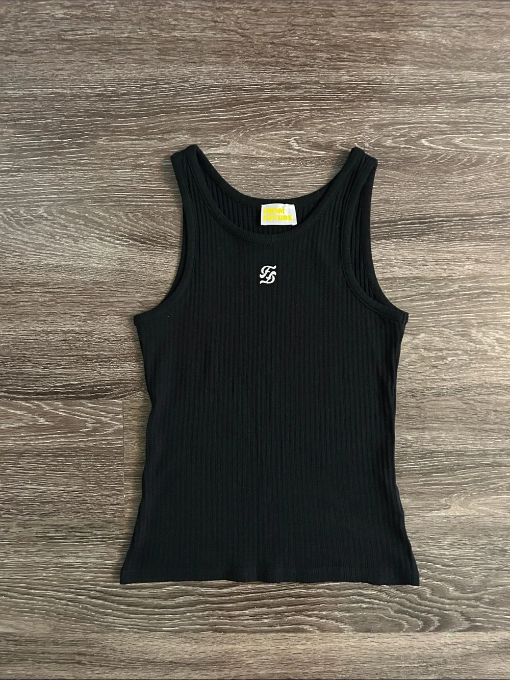 From Future Ribbed Logo Tank - Picture 1 of 6